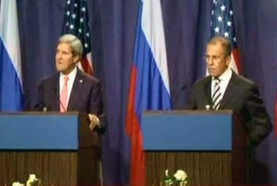 Lavrov, Kerry Agree on Peaceful Solution in Syria